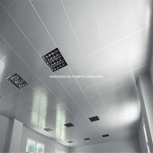 600*600 Aluminum Acoustic Metallic Ceiling Tiles Interior Decoration