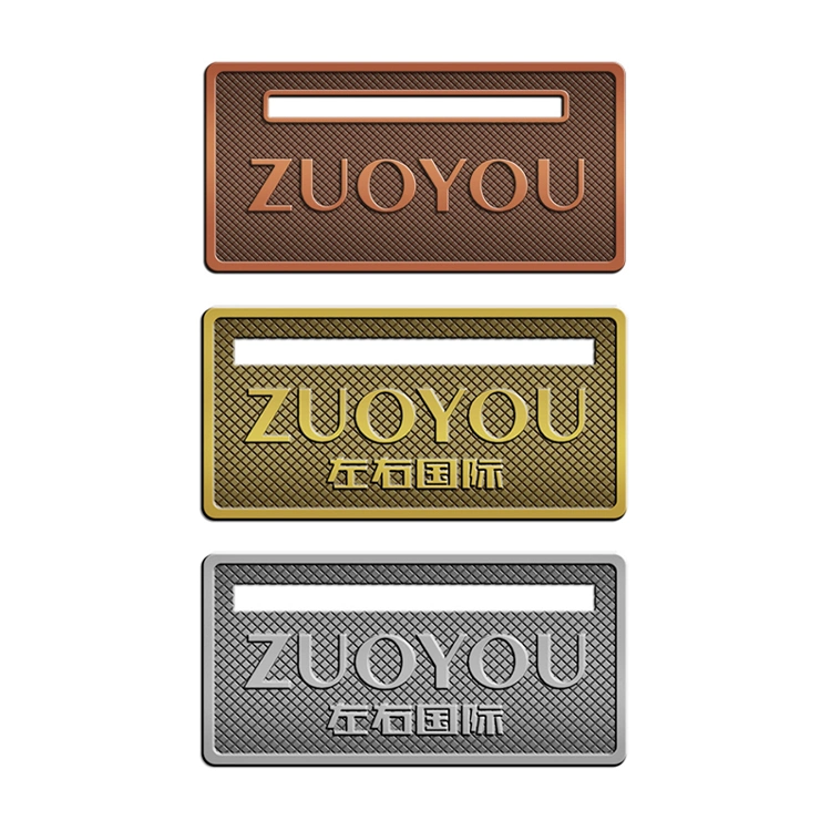 Zinc Metal Advertizing Nameplate Art Craft Promotional Gift Coin Badge Key Fob Pet Dog Tag Pin Furniture Appliance Product Label Decal Logo