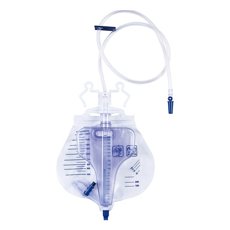 Sac de drainage d'urine de luxe de 2000 ml