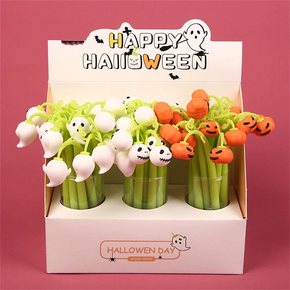 Halloween Style Soft Silicone Gel Pen for Personalized Promotion Pens