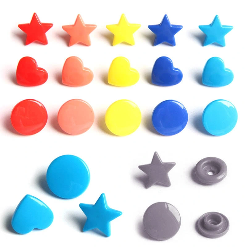 Various Colors Available Kam Snaps Button Manufacturer in China Snap Fastener T3 T5 T8 Plastic Snap Buttons