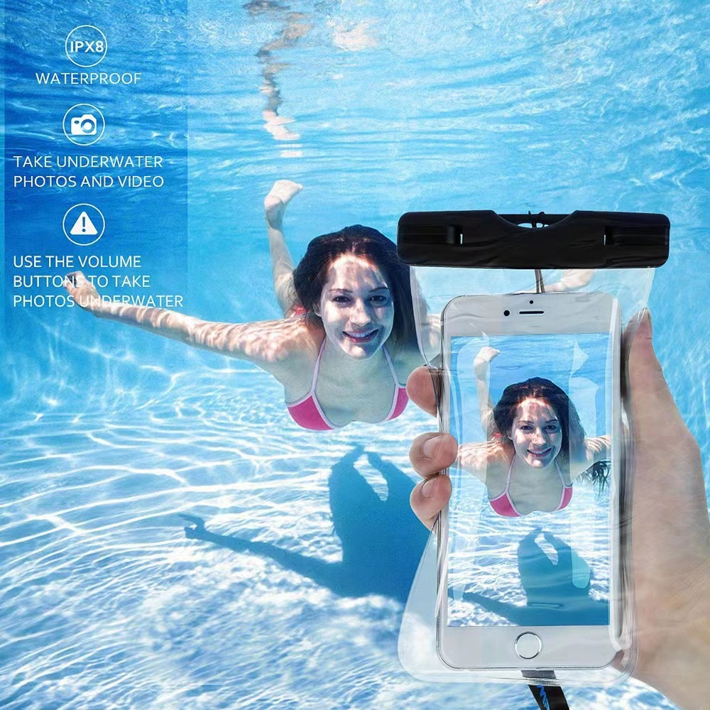 Universal Waterproof Mobile Bolsa de teléfono funda de transporte Teléfono impermeable Caso para el teléfono