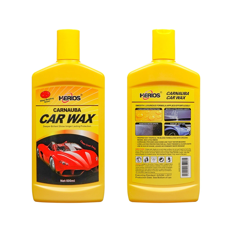 500 ml Herios liquide de lavage de voiture cire de voiture Carnauba liquide