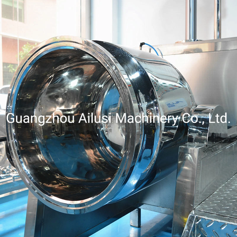 Material Vacuum Emulsifying Mixer with Water Pot and Oil Pot Machine