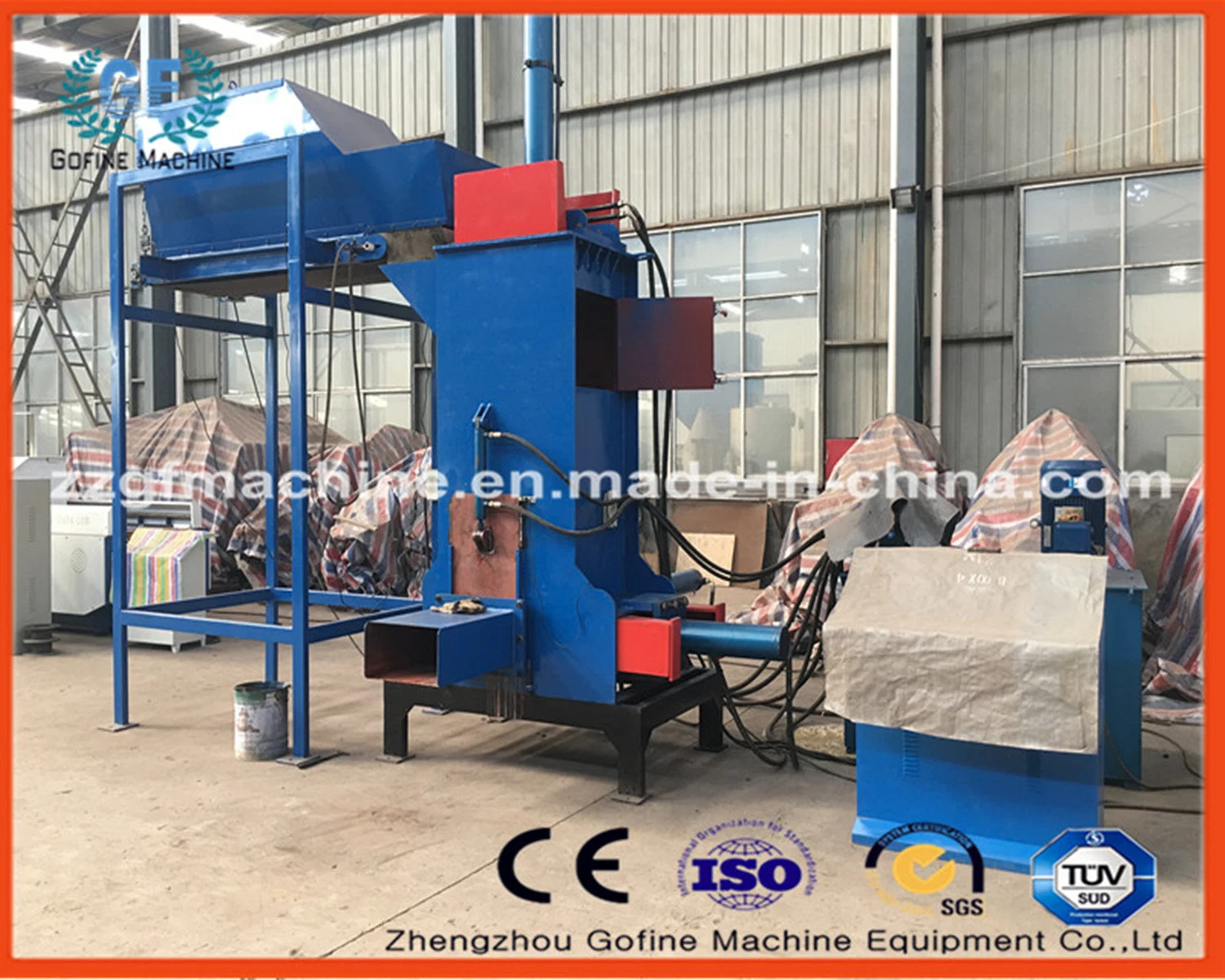 Automatic Wood Shaving Baling Compressor Packing Machine