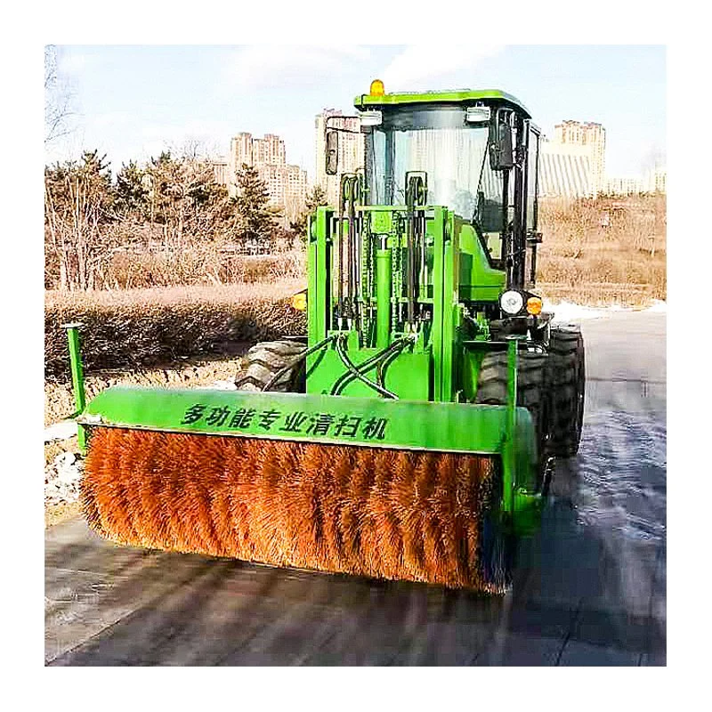 Road Sweepe Machine Snow Plow Cleaning Blower Snow Removal Truck