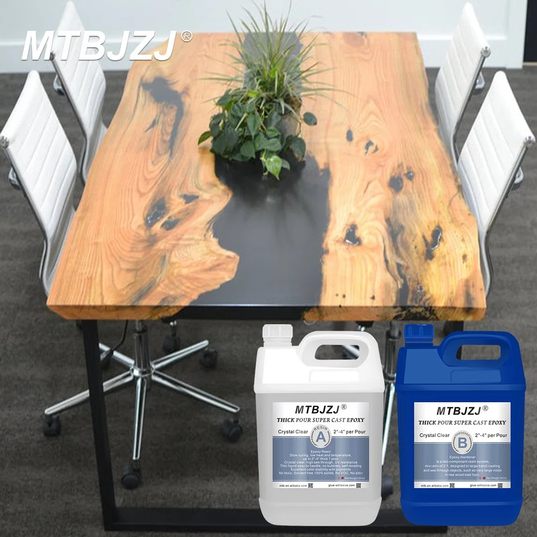 Liquid Glass Clear Epoxy Resin for Wood Table