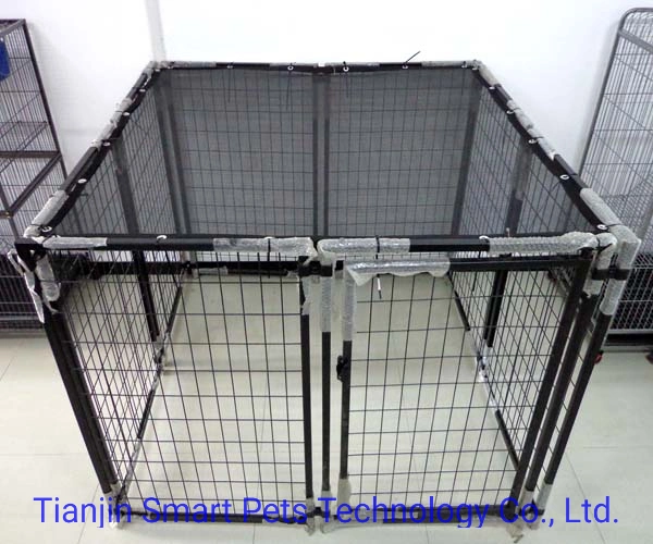 منزل كبير خارجي للحيوانات الأليفة ملحوم المعادن تربية الكلاب منتجات Cage