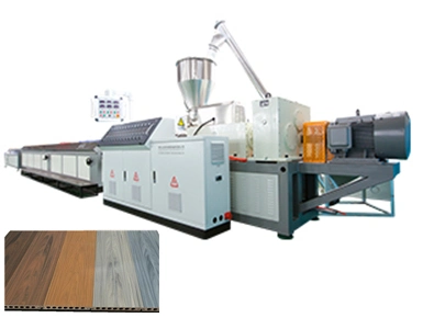 PVC WPC Door Frame Profiles Extruder / Wood Plastic Composite Doors Board Panel Making WPC Machine/ PE WPC Decking Fence Production Line