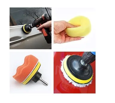 10PCS 3'' Polishing Pads Kit Sponge Waxing Buffing Foam Polish Pad Set for Car Sanding, Polishing, Waxing, Sealing Glaze