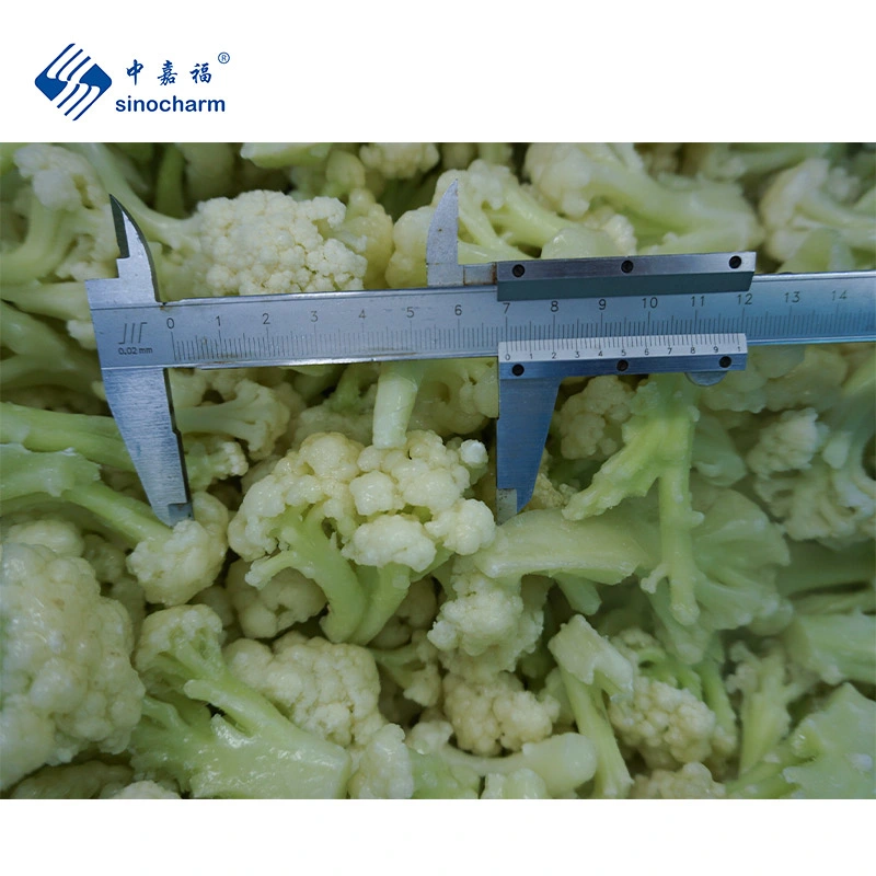 Sinoncharm Brc a Factory Wholesale/Supplier Price 1kg 4-6cm IQF Vegetables Frozen Cauliflower