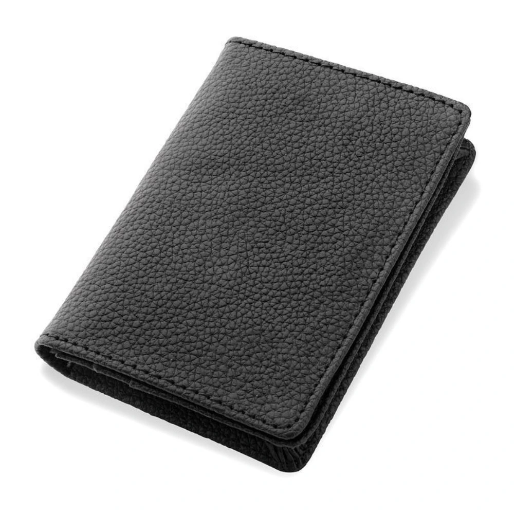 RFID Bifold PU Business Leather Credit Card Holder for Men