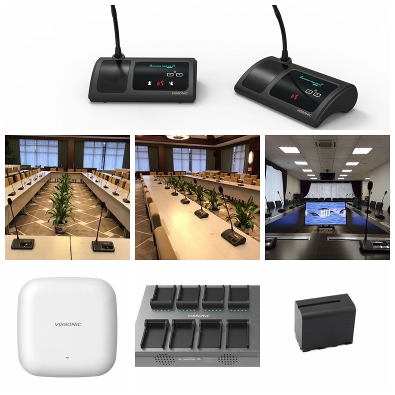 Vissonic 5g Hz WiFi Wireless Digital High quality/High cost performance  Conference System