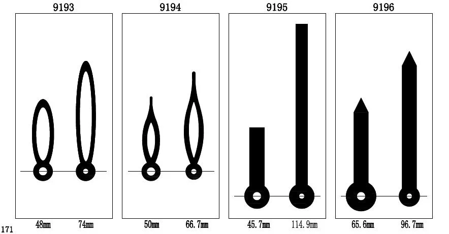 High quality/High cost performance Factory Wholesale/Supplier Clock Pointer Clock Hands