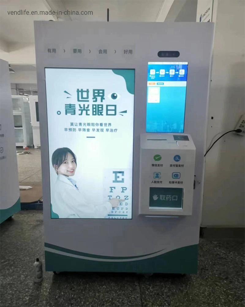 Touchscreen Smart 24 Stunden Selbstbedienung Verkaufsmaschine Medizin Medizin Drogerie Apotheke Vendlife Verkaufsmaschine für Apotheke
