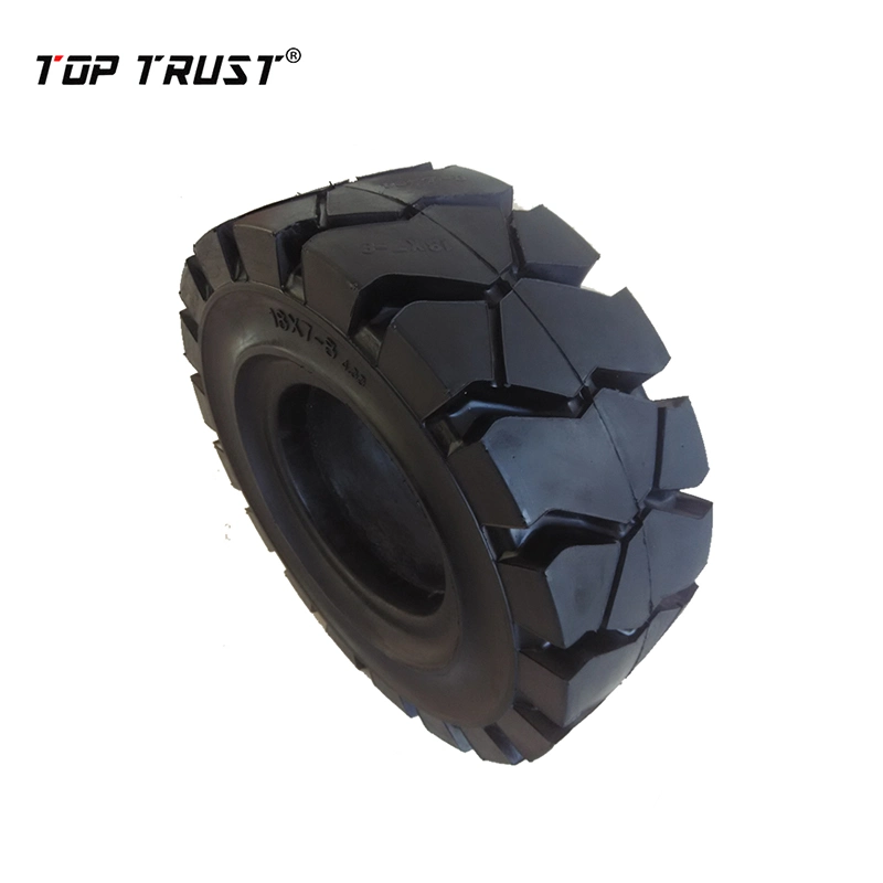 Forklift Tires 5.00-8 18X7-8 6.00-9 6.50-10 7.00-9 7.00-12 Factory Industrial Solid Tyre