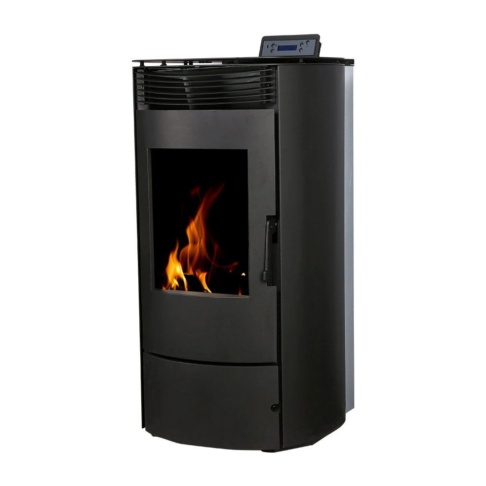 Fireplace Modern Fireplace Metel Round Pellet Stove/Heater/Oven with Remote Control China Manufacturer