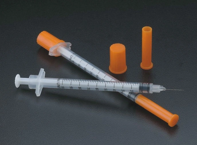 Disposable Medical 1ml Insulin Syringe