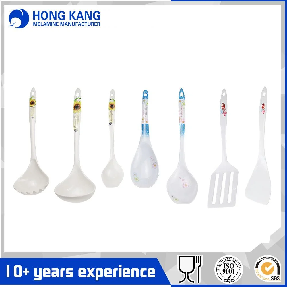 Durable Use Unicolor Melamine Spoon Ware Kitchen Tool