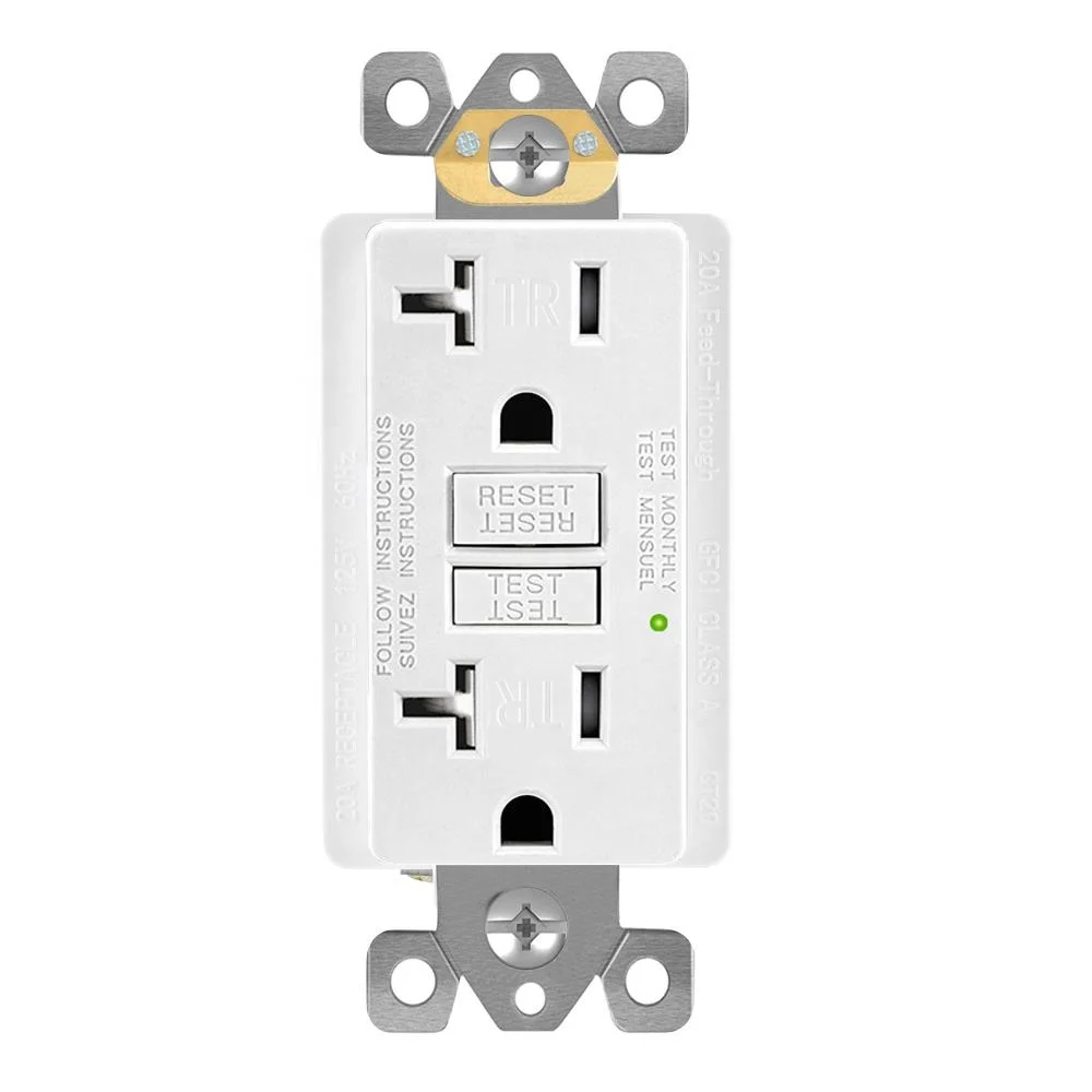 Power Protected Double Duplex Wall Sockets and Switches Outlet