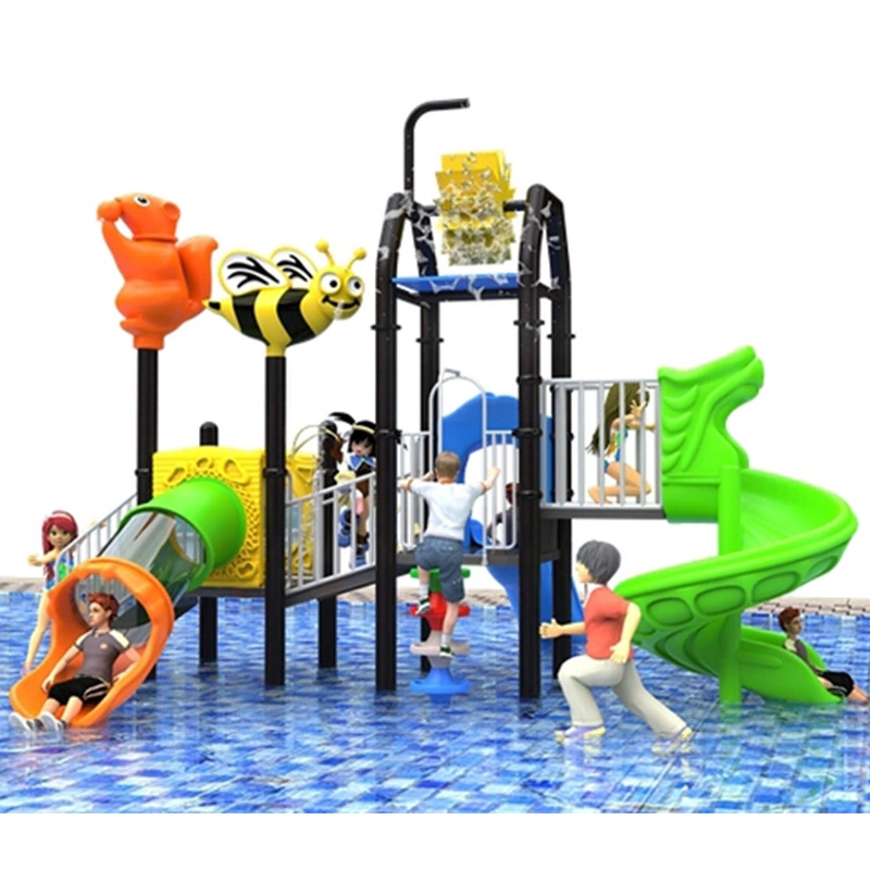Стекловолоконные водный парк с бассейном распыления воды конструкций игрушки