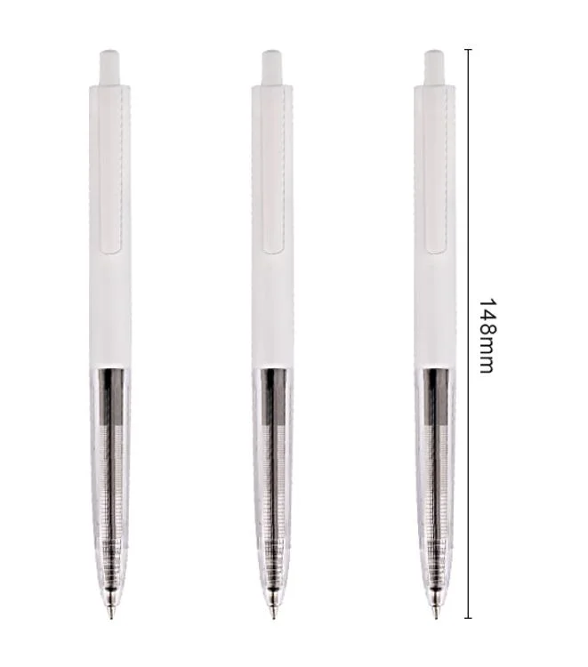 Office Supply Quick Dry Ink Refillable Retractable Roller Ball Pen Fine Tip 0.5mm, Black Ink, Smooth Writing, Plastic Clip, 12CT Pen