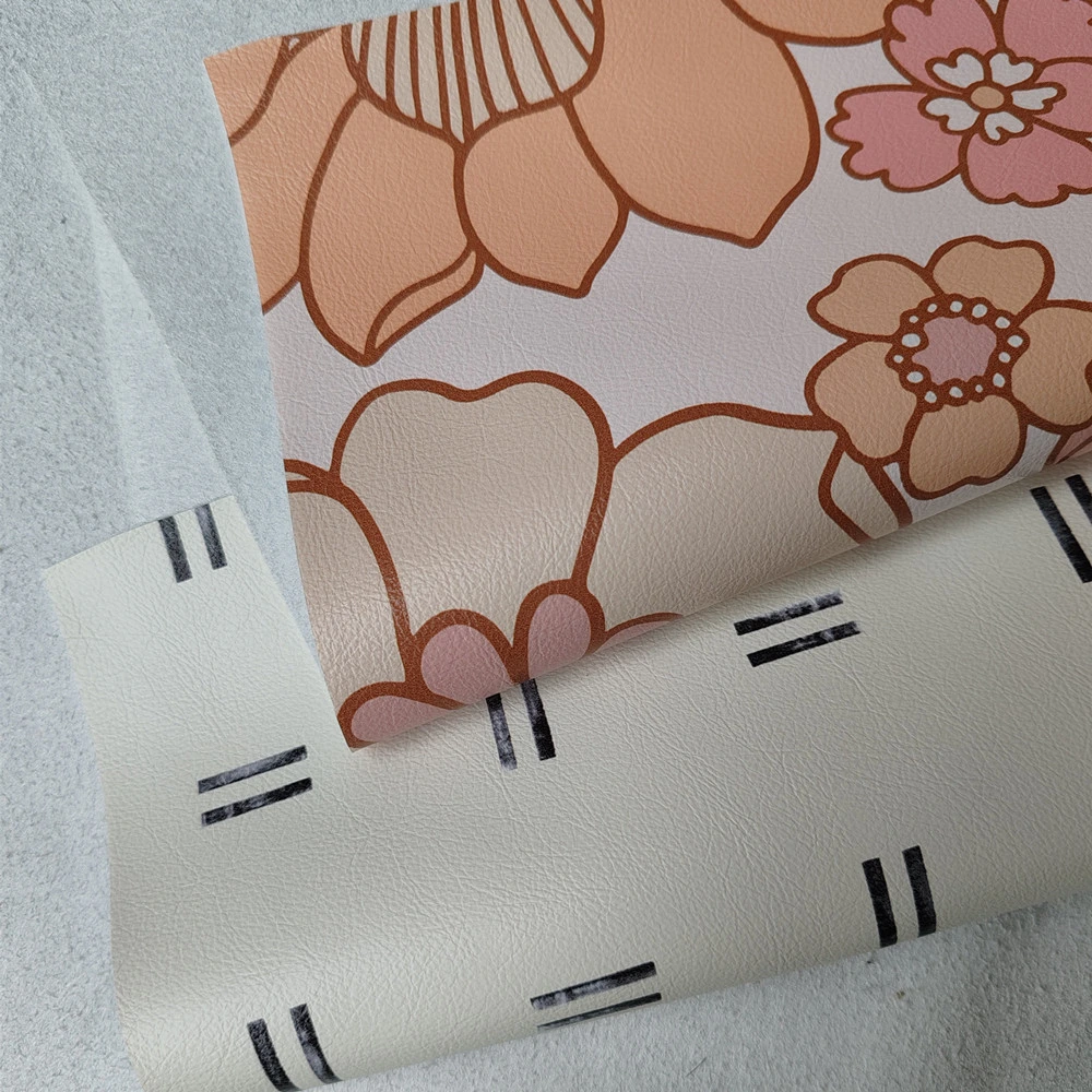 Home Textile High quality/High cost performance  Water Base Printed Eco Leather for Baby Products