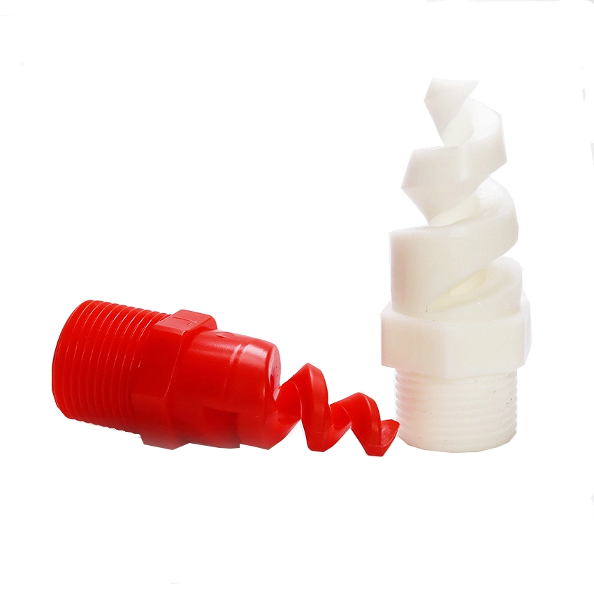 Plastic Full Cone Hollow Cone Spiral Sprinkler Spray Plastic Nozzle for Scrubber