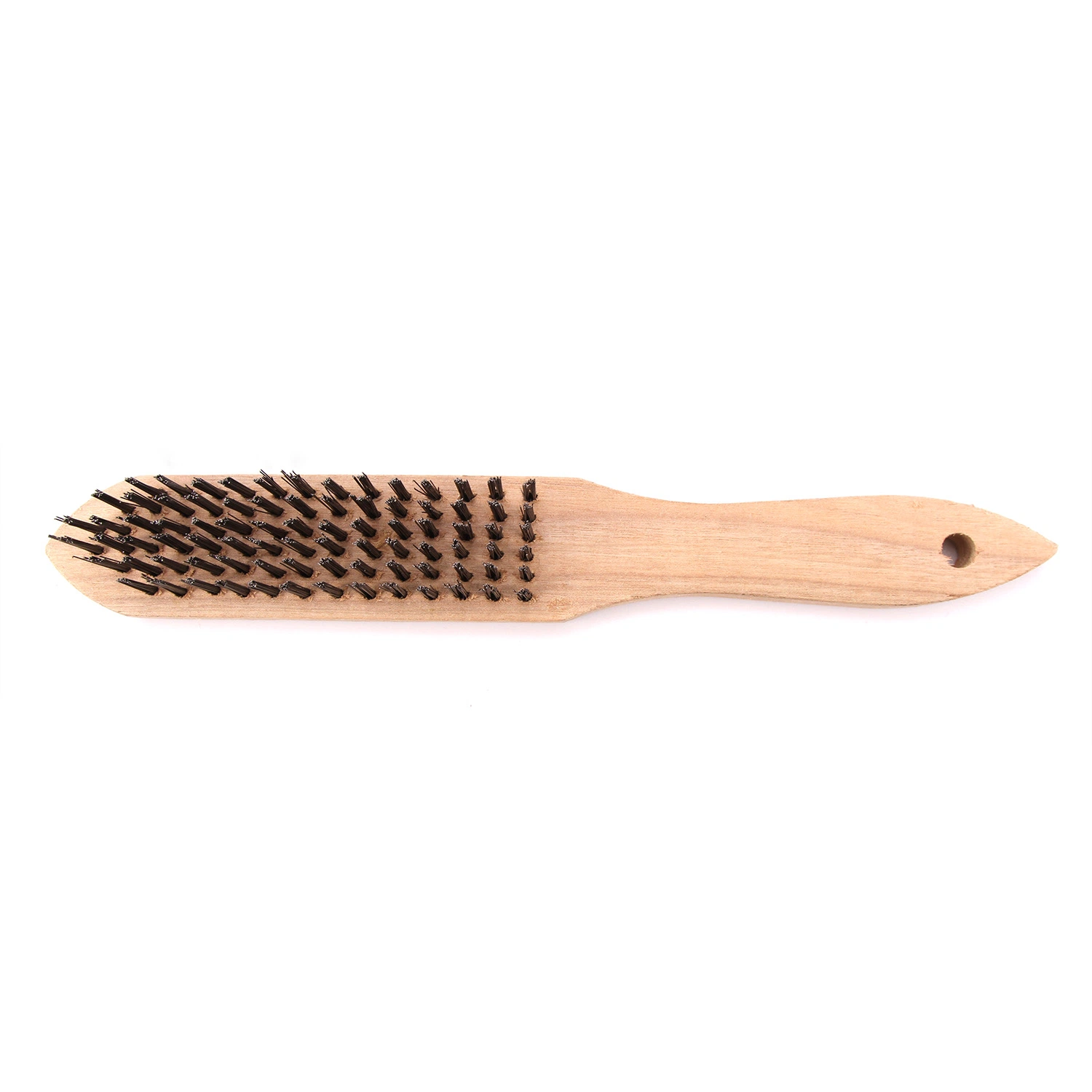 Beech Wooden Handle Wire Brush Brass Wire for Brush Trade