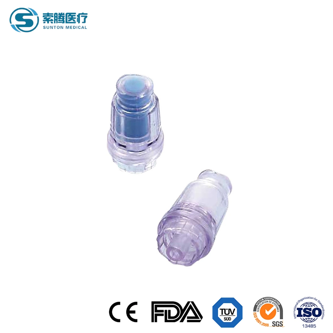 Sunton Needle Free Connector China Injection Connector Manufacturing Transparent Infusion Adapter Straight Type 14c007 Gen2 Connector Free Needle