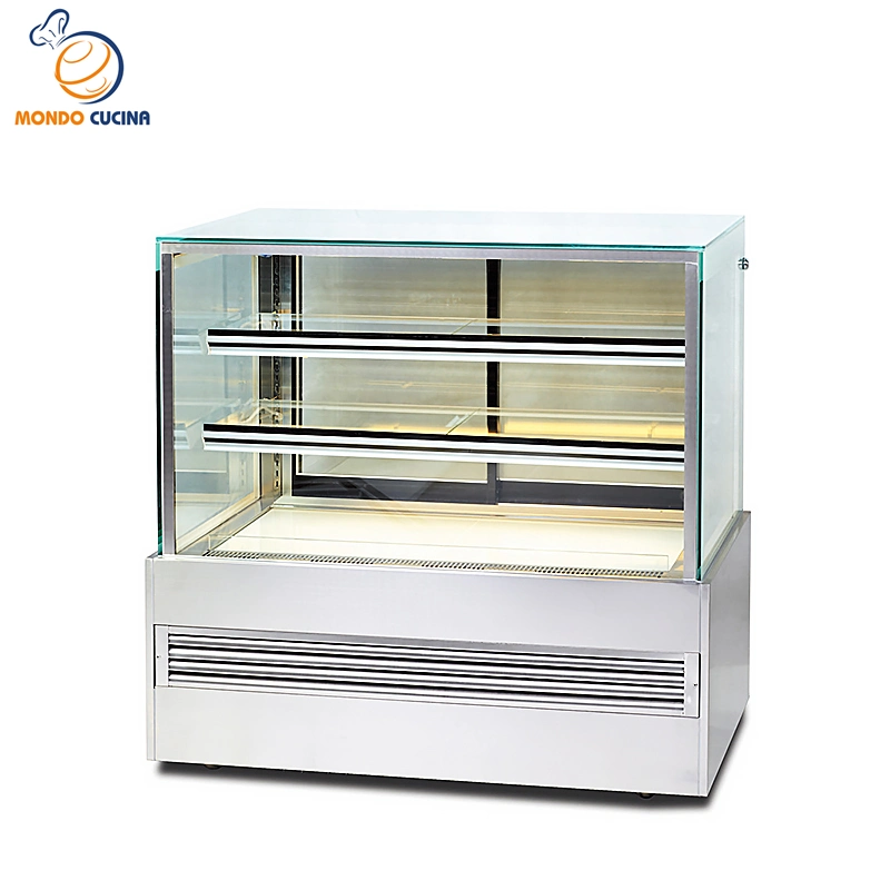 Коммерческий пирог с одобренным CE охлаждаемого охлаждения с автоматической разморозкой Дисплей холодильника