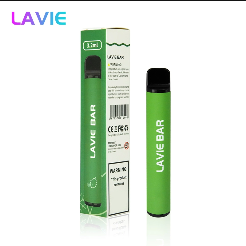 Lavie Bar High quality/High cost performance Cheap Disposable/Chargeable Pen Electronic Cigarette 0% 2% Salt Nicotine Mesh Coil Tpd 800 Puffs Vape Pen
