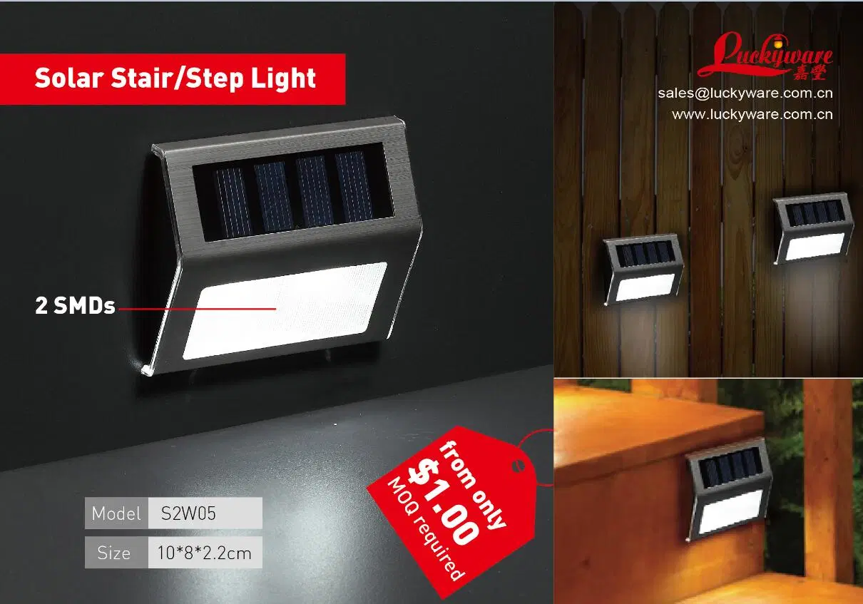 Solar Stair Light Aus Edelstahl