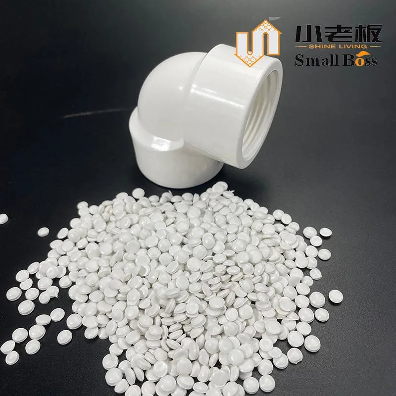 Virgin PVC Granules Customized Color UPVC Compound Polyvinyl Polymer for Plastic Pipes and Fittings