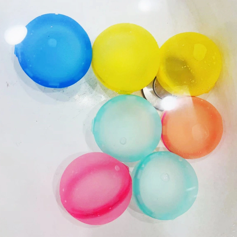 Gros jouet de bain pour enfants en silicone auto-obturant, éclaboussant des bombes d'eau réutilisables en silicone magnétique, fabrication de ballons d'eau en silicone.