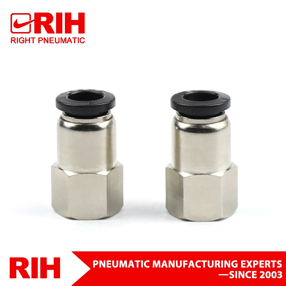 Pneumatic Fittings Airtac Pcf Female Straight Connector Push in Fittings Quick Connection Fittings