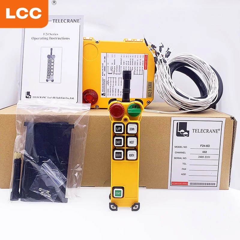 F24-6D Lcc Radio Control Transmitter and Receiver Industrial Electric Remote Control