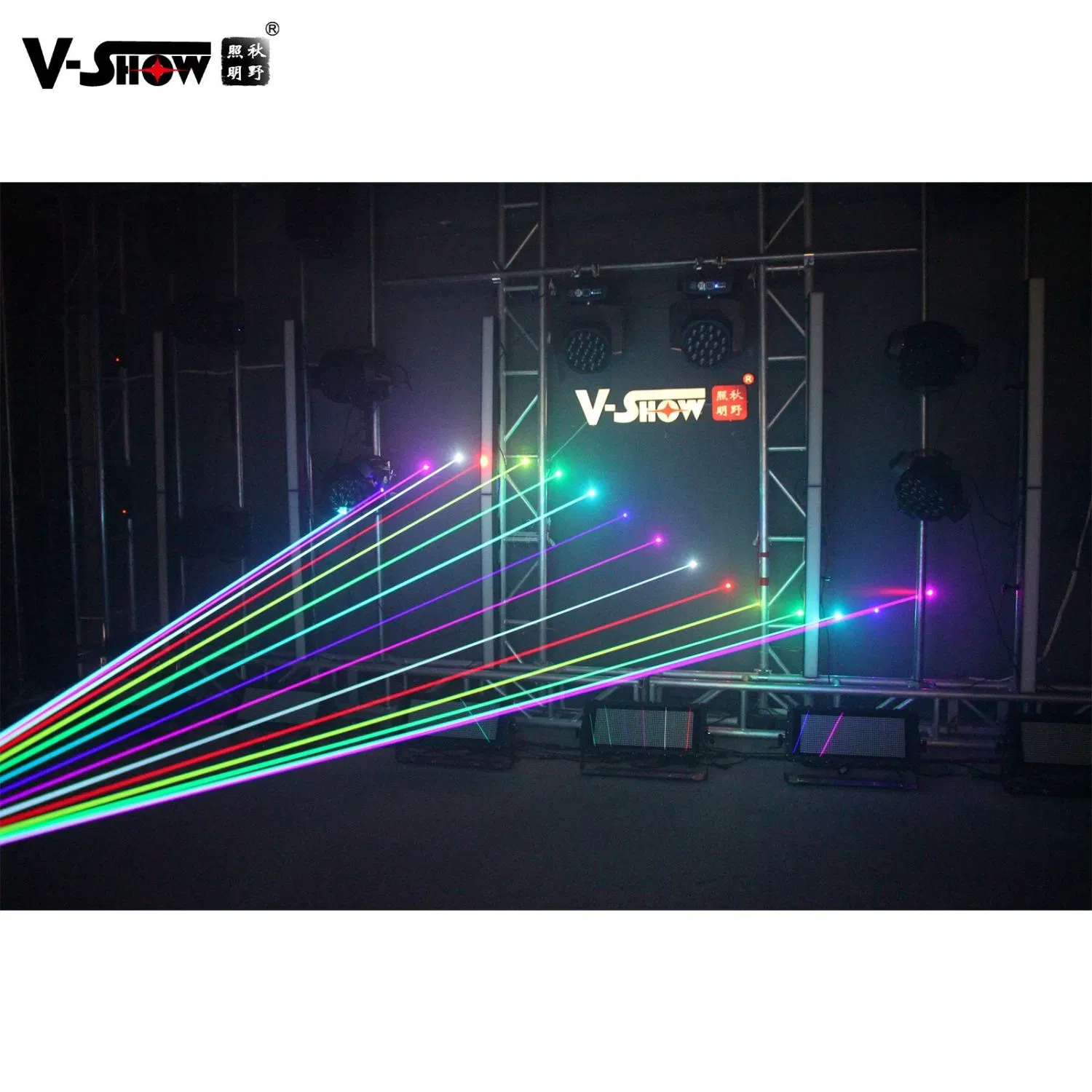 V-Show Disco Stage DJ 10 W Laserlichtprojektor pro LED Animation Laser Light Show für Night Club