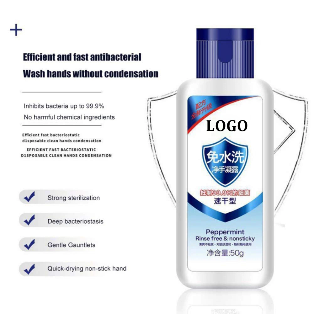 50ml Gel de désinfection Waterless Hand Sanitizer