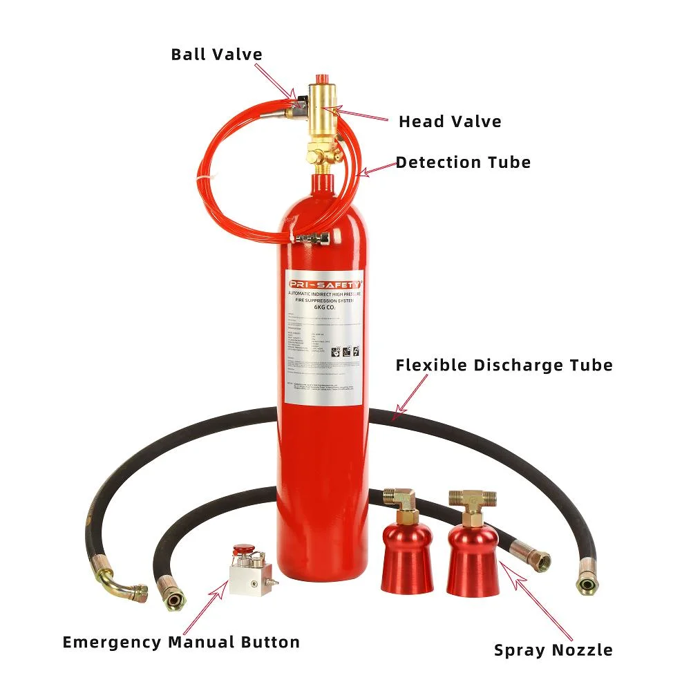 Hfc-236fa Indirect Electric Equipment Fire Suppression Systems with Control Panel