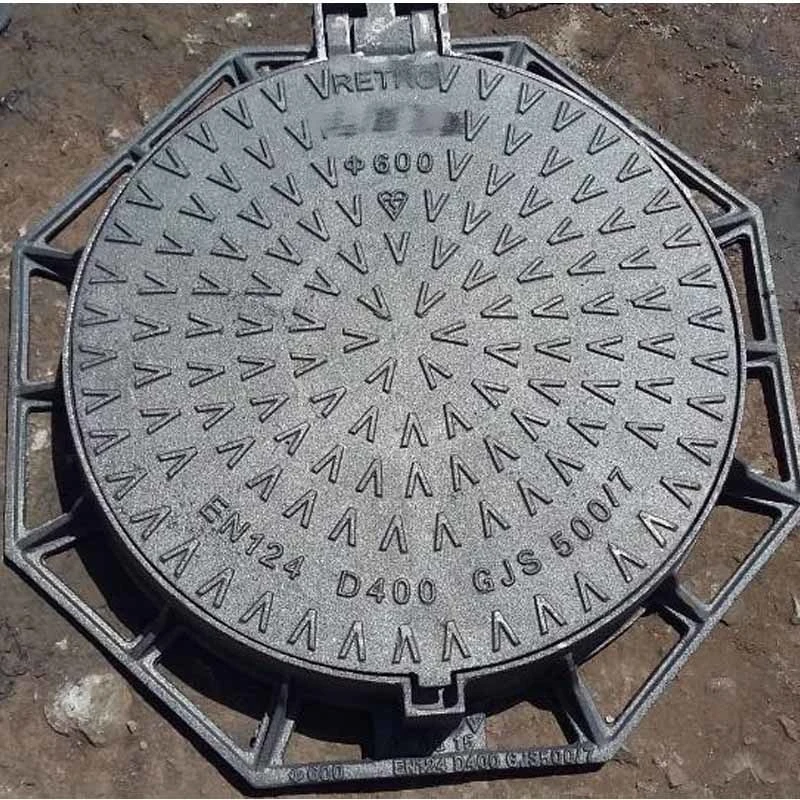 Foundry Drain Cover Dimensions D400 Casted Ductile Iron Round Manhole Cover