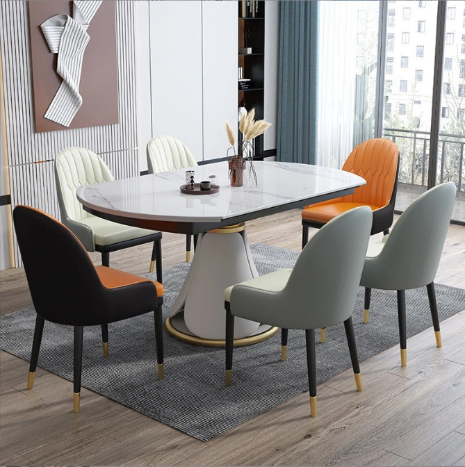 Factory Wholesale/Supplier Luxury Boucle Dining Chair Modern Sherpa Dining Room Furniture