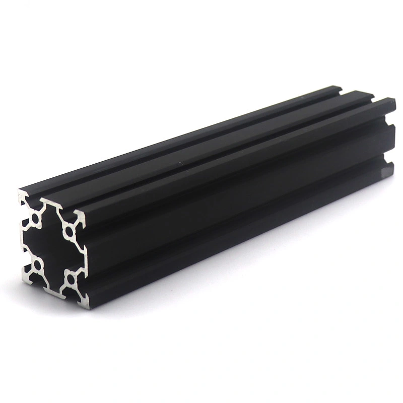 4040 European Standard Anodized Linear Rail Black Aluminum Profile Extrusion with 40 Series 8mm Slot for CNC DIY Laser Engraving