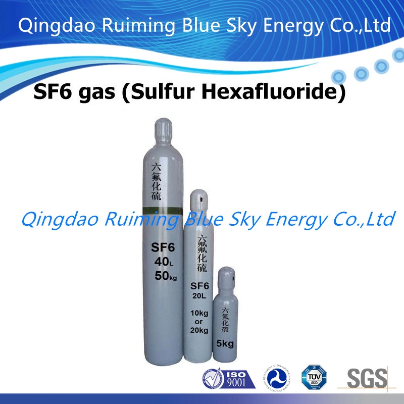 Sf6 Gas, Sulfur Hexafluoride Gas, 99.9-99.999% 50kgs Filling Weight