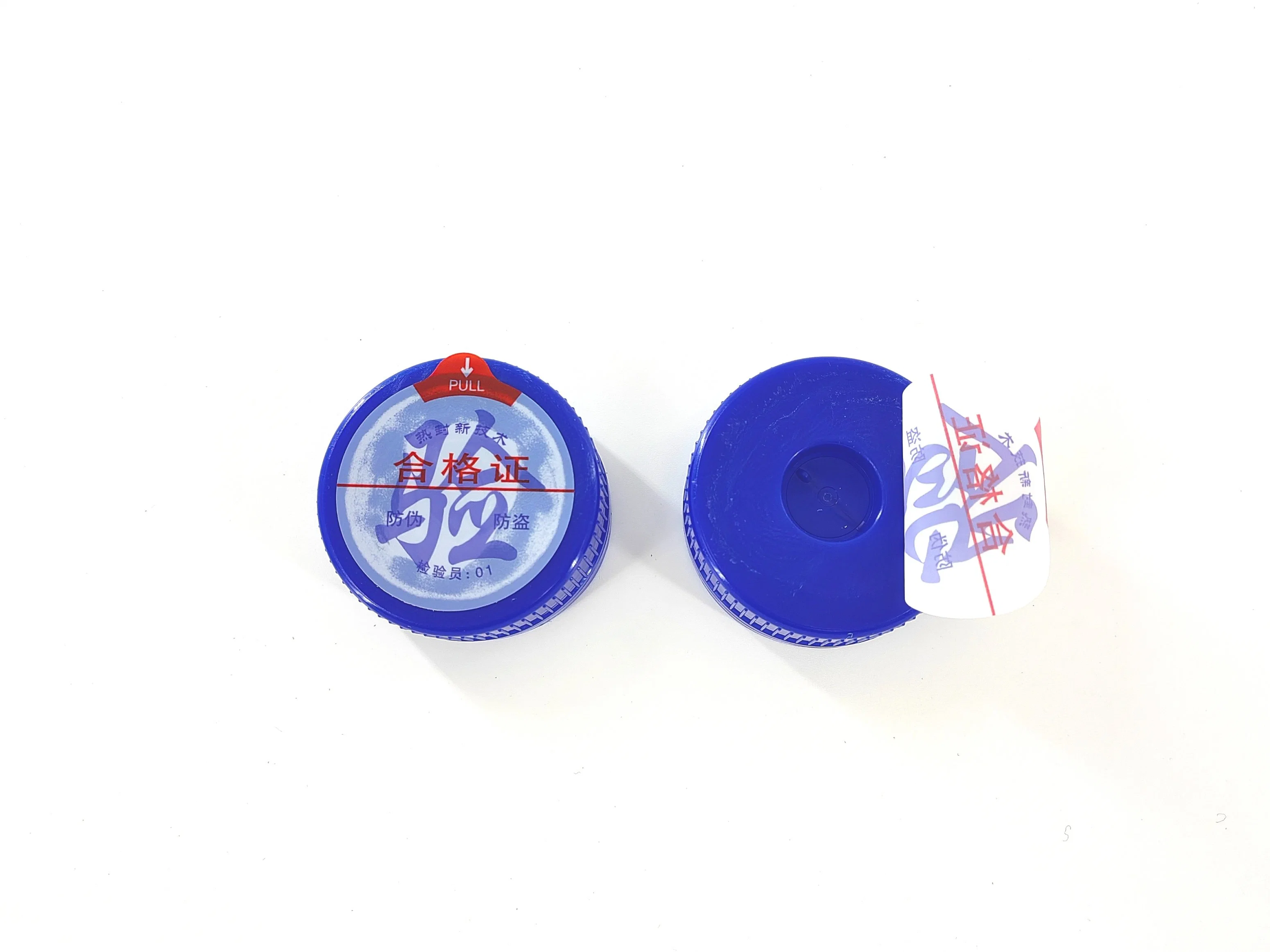 High Quality 55mm Disposable Bottled Water Bottle Cap Blue Customizable