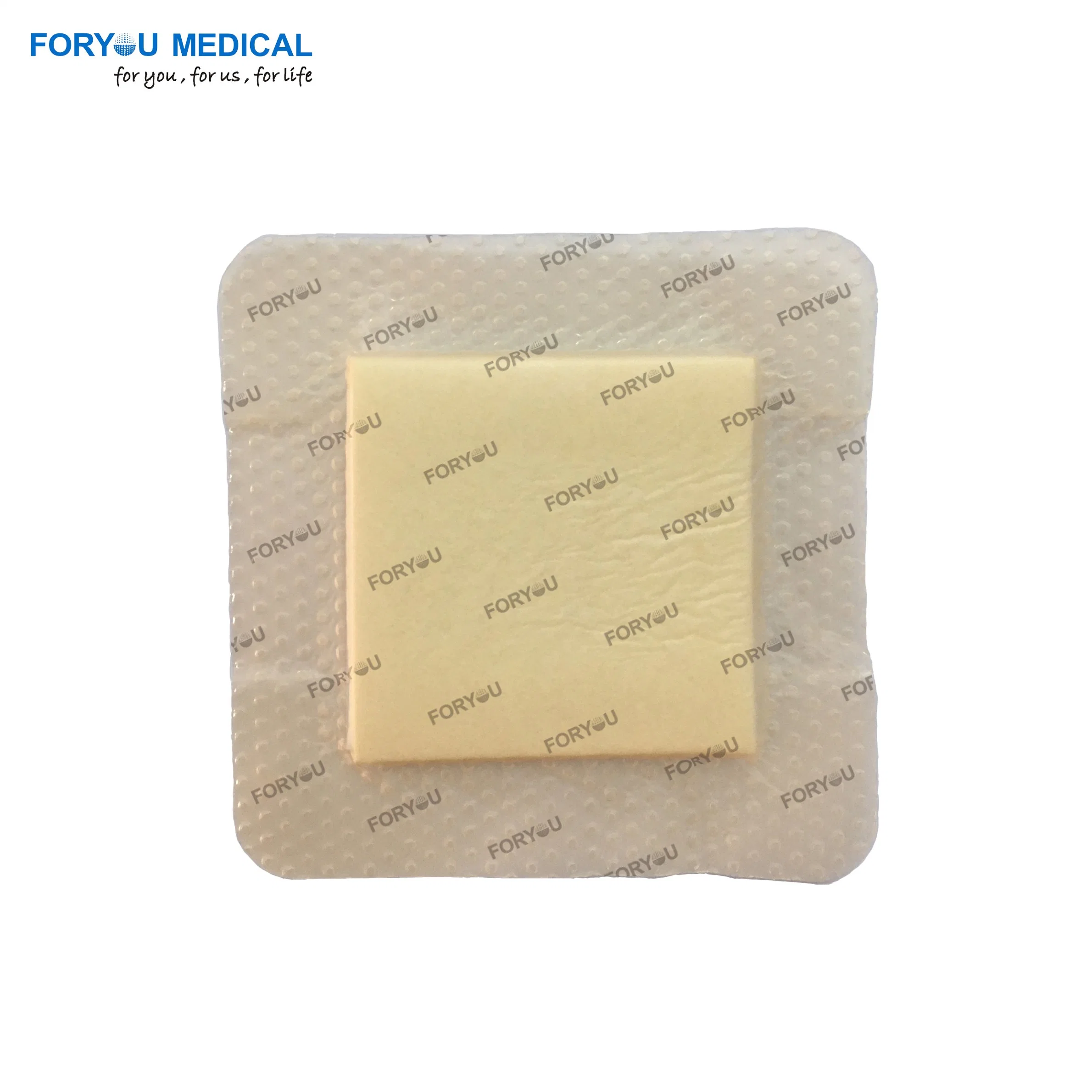 Medical Disposables Foam Dressing Silicone Adherent Ce FDA