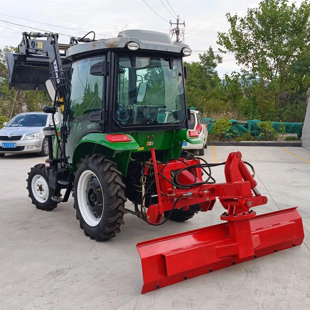 50 HP de Agricultura de la cabina del tractor con pala hidráulica