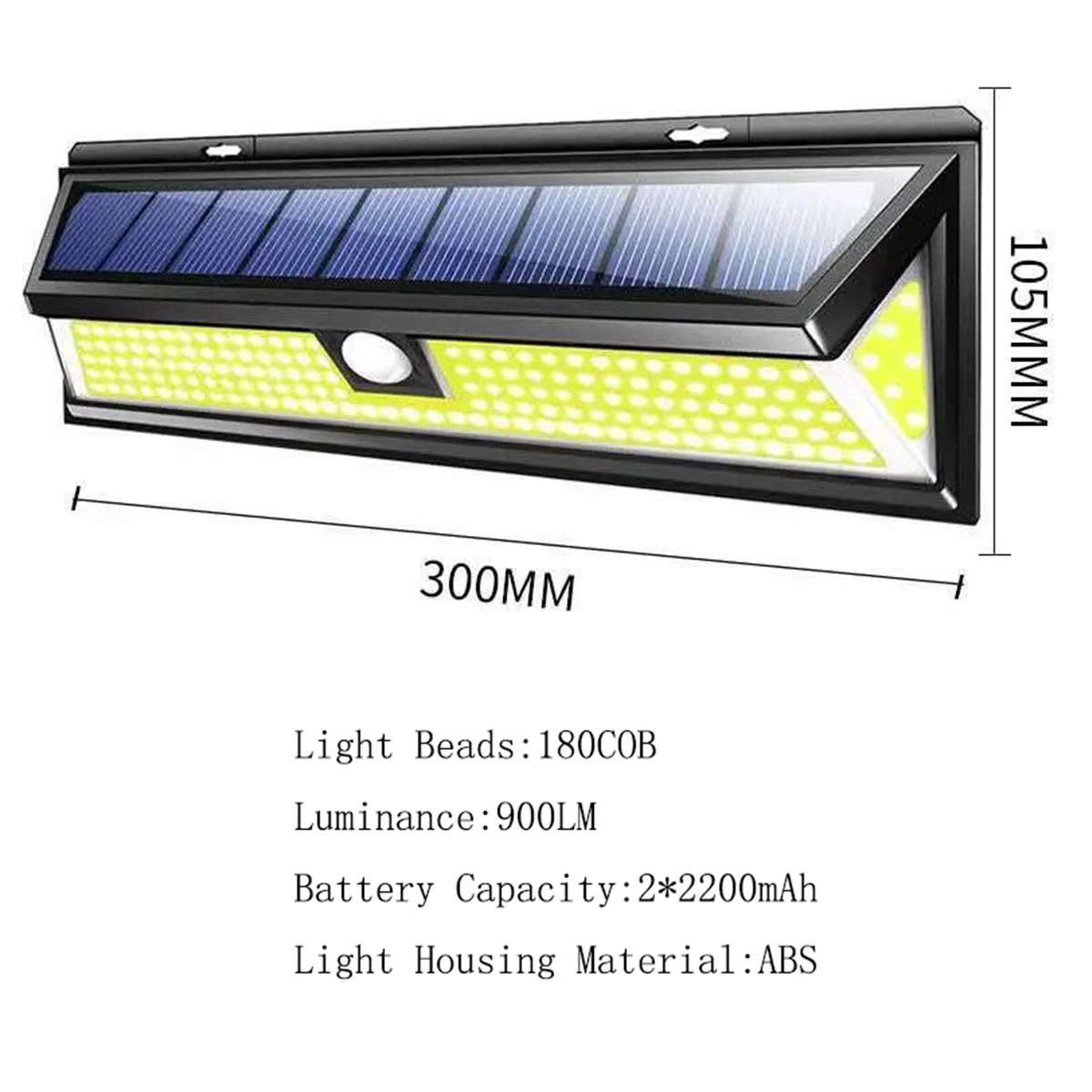 IP65 Outdoor Garden Energy Saving Integrated LED Sensor Solar Street /Road Light with Panel Sensor and Lithium Battery