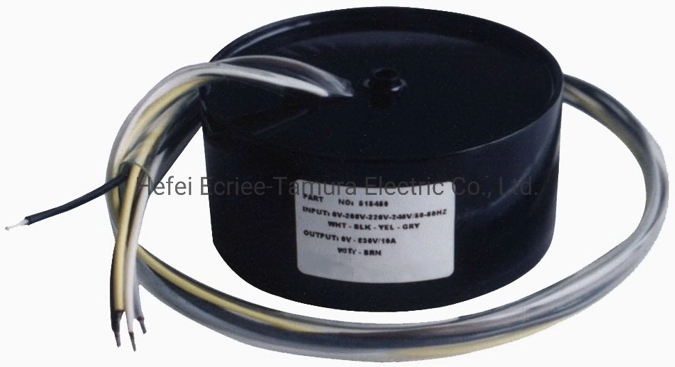 Customized Single Phase Toroidal Transformer Ring Transformer Power Transformer with Lead out