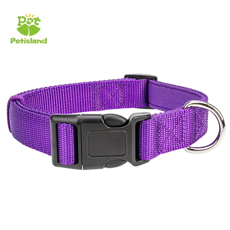 Wholesale/Supplier Pet Supply in Stock Nylon Neoprene Small POM Buckle Nylon Dog Collar